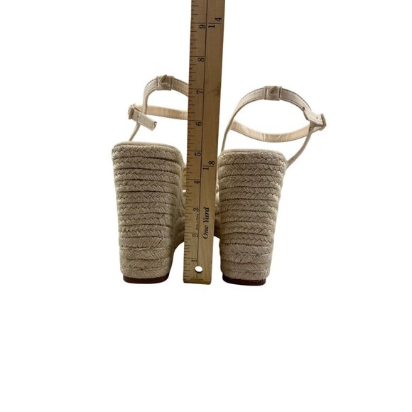 Circus Sam Edelman Irene Women's Sandal Wedge Espadrille Platform Ivory Size 10 - Picture 5 of 9